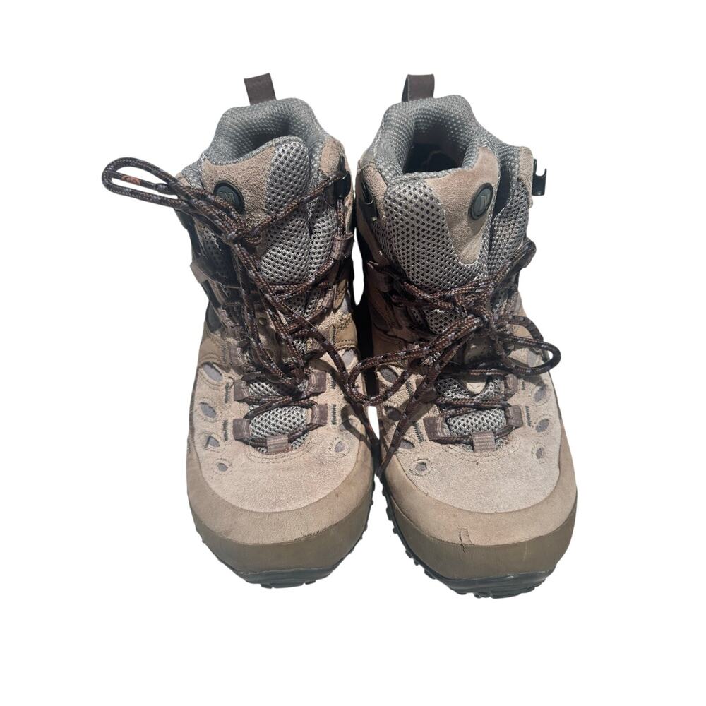 Merrell Hiking Boots Women's Size 6.5 Taupe Suede Gorpcore Outdoor Trail